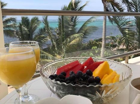 Breakfast on the balcony